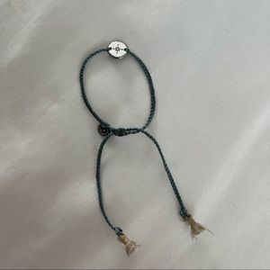 Pura Vida Compass Tassle Charm Bracelet
